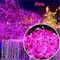 1M LED String Fairy Lights, Waterproof Decorative Light for Indoor &amp; Outdoor. Pink Color.