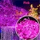 1M LED String Fairy Lights, Waterproof Decorative Light for Indoor &amp; Outdoor. Pink Color.