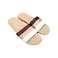 Women Linen Slippers Brown