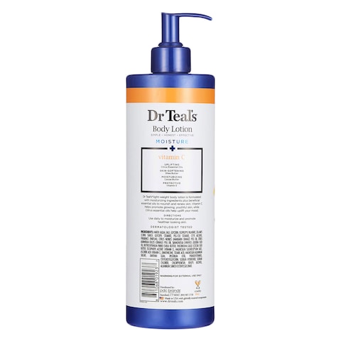 Dr. Teal&#39;s Moisture Plus Radiant Body Lotion With Citrus 532ml