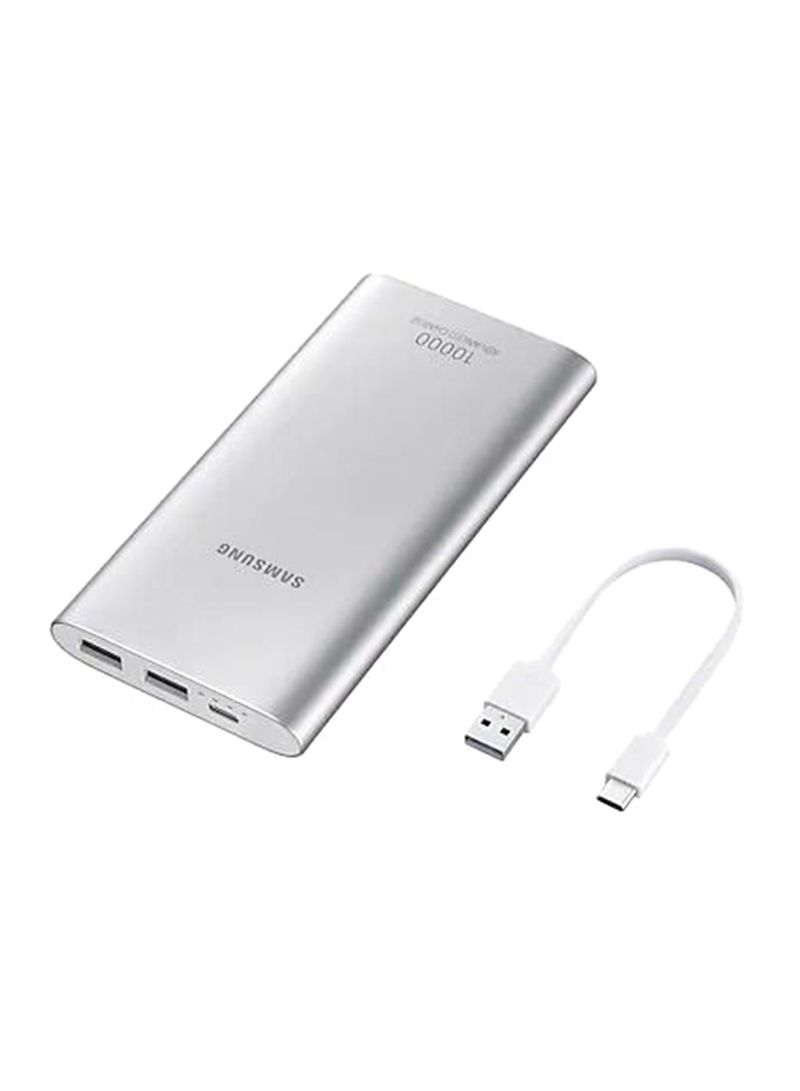 Samsung 10,000 mAh USB-C Battery Pack, Silver - EB-P1100CSEGUS&hellip;