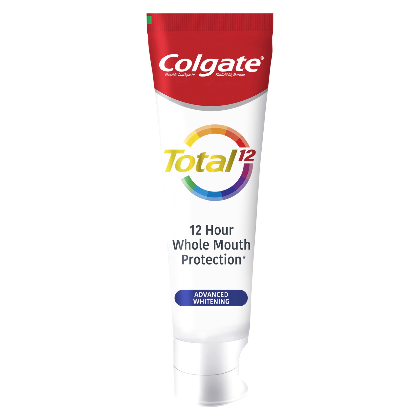 Colgate Total 12 Hour Protection Advanced Whitening Toothpaste 75ml