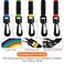 Generic-Resistance Bands Set Workout Bands, Including 5 Stackable Exercise Bands with Door Anchor, 2 Foam Handle, 2 Metal Foot Ring &amp; Carrying Case, Exercise Bands for Home Workouts, Physical Therapy, Gym