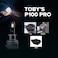 Tobys P100 Pro 9012 2 Pieces 200W/Pair Power Original Tested LED Headlight Bulb Assembly 20000 Lumens 100W/Piece Xtreme Bright With Color Temperature 6500K