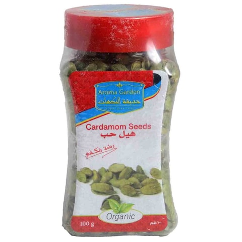 Aroma Garden Organic Cardamom Seeds 100 Gram