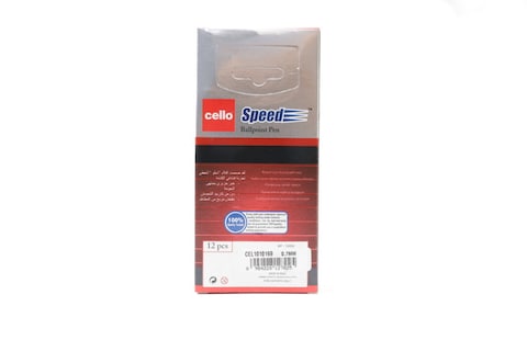 CELLO SPEED BALL PEN BLUE 12PC