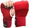 Max Strength Boxing Hand Wraps Inner Gloves For Punching Knuckle And Fist Protection Elasticated Long Wrist Wrap Great For MMA, Muay Thai, Kickboxing &amp; Martial Arts Weight Lifting Gym S/M, Red