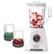 Moulinex Blender with Grinder and Grater - 800 Watt - 2 Liters - White - LM4231EG