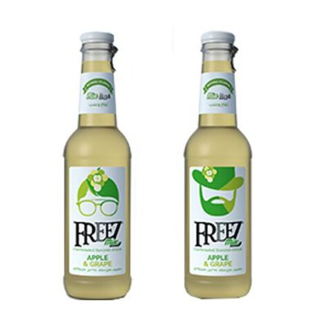 Freez Carbonated Drink Apple And Grape Mix One Piece 275ML