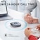 Anker PowerConf Bluetooth Speakerphone, 6 Mics, Enhanced Voice Pickup, 24H Call Time, Bluetooth 5, USB C, Zoom Certified Bluetooth Conference Speaker, Compatible with Leading Platforms For Home Office
