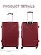 Parajohn Light Weight Cabin Size ABS Hardside Spinner Luggage Trolley 20 Inch
