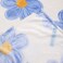 LUNA HOME Fleece Blanket 200*230cm Super Soft Throw Blue Floral Design.