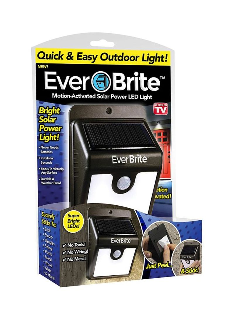 Buy Ever Brite Pack Of 4 Motion Activated LED Solar Lights White 10.6x8 ...