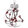 Carrefour Fancy Plastic Hanging Decorative Ball 8cm