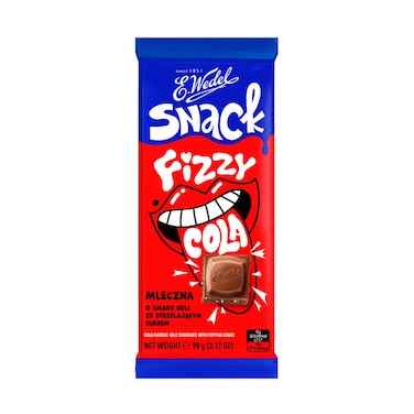 E.Wedel Milk Chocolate Fizzy Cola 90gr
