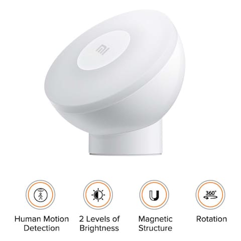 Xiaomi&nbsp;Mi&nbsp;Motion Activated&nbsp;Night&nbsp;Light&nbsp;2&nbsp;White