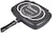Dessini Two-Sided Double Grill Non-Stick Pressure Pan, 36 Cm, Black, Aluminum