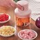 Atraux Pink Pari Mini Garlic Chopper, Mini Food Processor, Garlic Press Mincer, Masher With Sharp Blades Waterproof Vegetable Chopper For Garlic, Fruits, Onions, Vegetables, Meat, Pepper, Ginger