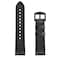 O Ozone Leather Strap Compatible With Galaxy Watch 3 41Mm / Active 2 / Galaxy Watch 42Mm / Huawei Watch Gt 2 42Mm Replacement Watch Band Quick Release Steel Buckle Wristband - Black