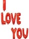 Generic I Love You Letter Balloon Set