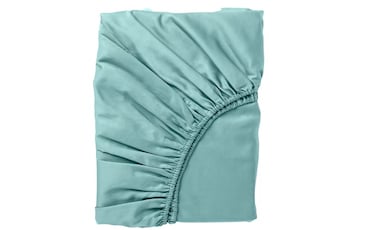 Generic Fitted Sheet, Grey -Turquoise80X200cm
