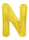 North Star N Letter Shape Foil Balloon 16Inch