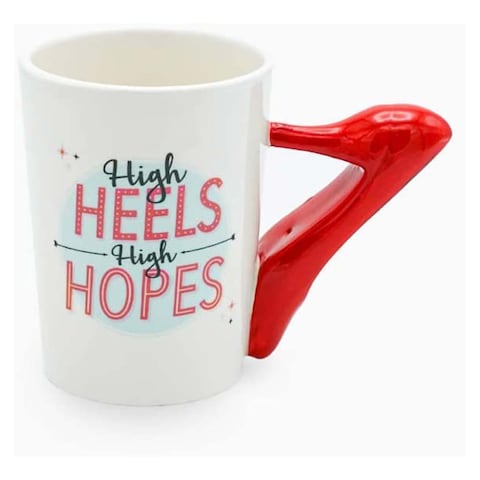 Neoflam Porcelain Mug Red High Heel Design