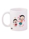 Bp Anime Chibi Maruko Chan Printed Mug White/Beige/Red Standard Size