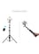 Generic - 2-In-1 Extendable Tripod Selfie Stick Mount With Wireless Remote Control Black
