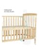 Moon Wooden Portable Crib, 129X69X96 cm, 0 To 4 Years