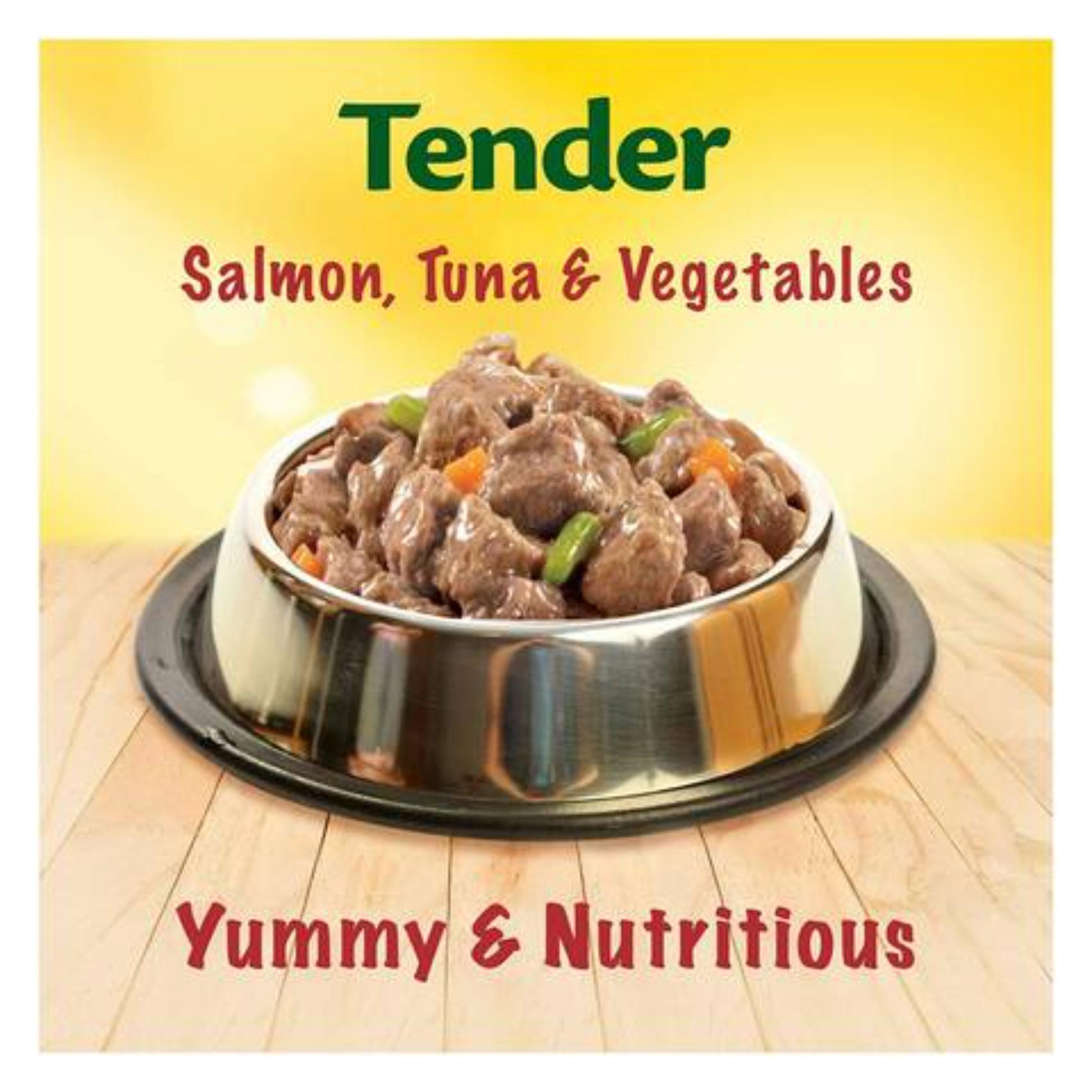 Purina Friskies Cat Food Salmon Tuna And Vegetables In Gravy 400 Gram product thumbnail 4