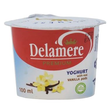 Delamere Premium Real Vanilla Pods Yoghurt 100ml