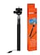 Generic - Monopod Selfie Stick With Mobile Holder Clip Bluetooth Shutter Remote Black
