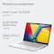 Asus Vivobook GO 14 E1404GA-NK039W, Slim Laptop, i3-N305, 8GB, 256G, UFS 2.1 SSD, Intel UMA, Win11 Home, 14-Inch, HD Webcam, Chiclet-Eng-Arb-KB, Cool Silver