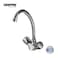Geepas Gsw61024 Centre Hole Basin Mixer Made Of Strong And Durable Solid Brass, Square Bathroom Taps With Independent Hoses Made For Hot And Cold Water