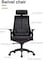 Karnak Office Chair Ergonomic Desk Office Chair With Footrest, Mesh Design High Back Computer Chair, Adjustable Headrest And Lumbar Support, Black