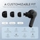 QCY T13 Touch Control 4 Microphones ENC Wireless Earphones Black
