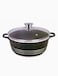 Dessini Granite Casserole Cooking Pot 36cm, PFOA Free Oven Safe, Multi Layer Non Stock Coating, Dishwasher Safe