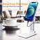 Tenlamp Cell Phone Stand, Angle &amp; Height Adjustable Foldable Desk Holder Stable Anti-Slip Design For Most Of Phone And Tablet Sizes (Black)
