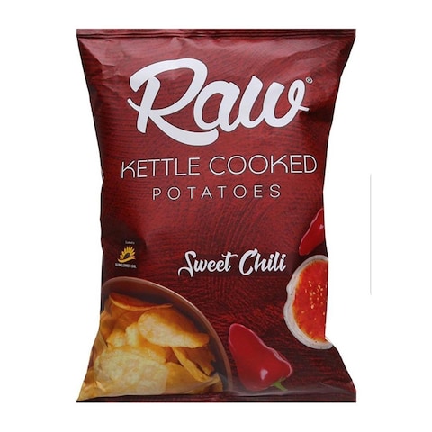 Raw Sweet Chili Kettle Cooked Potatoes - 100 gm