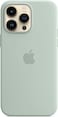 Excuse Quality Silicone Case For iPhone 14 Pro Max With Magsafe Wireless Charging Support - Green