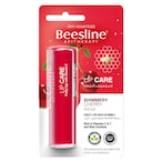 Buy Beesline Shimmery Cherry Lip Care Balm Red 4g in UAE