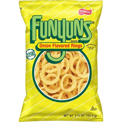 Buy Frito Lay Funyuns Onion Rings 162.73g in UAE