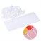Party Time 50-Pieces 42cm White Balloon Sticks Holders with Cups for Wedding, Party, Holidays, Anniversary Birthday Decoration - Party Supplies
