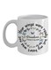 muGGyz Printed Ceramic Coffee Mug White
