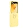 Samsung Silicone Case Cover with Ring for Galaxy Flip6 Yellow