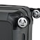 Eminent Hard Case Cabin Travel Bag Luggage Trolley Polypropylene Lightweight 4 Quiet Double Spinner Wheels Suitcase With TSA Lock B0002 Gray