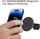 Monocarbon Real Aramid Fiber Case For iPhone 14 Pro MAX Cover, MagSafe Compatible, Military Grade Drop Protection - Matte Black
