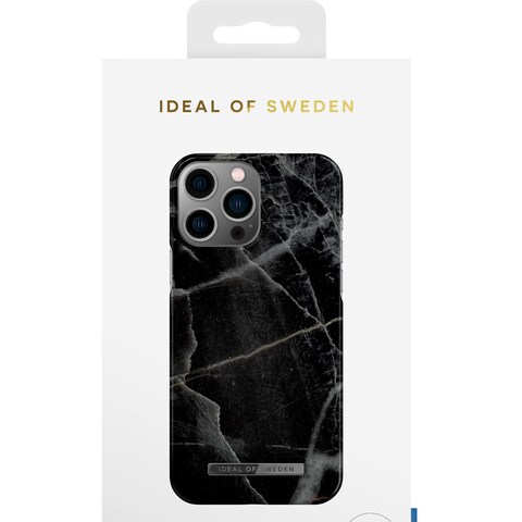Fashion Case Ideal Of Sweden Case Magsafe Iphone 14 Plus Black Thunder Marble