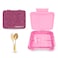 Eazy Kids 6 &amp; 4 Convertible Bento Lunch Box - Glitter Pink